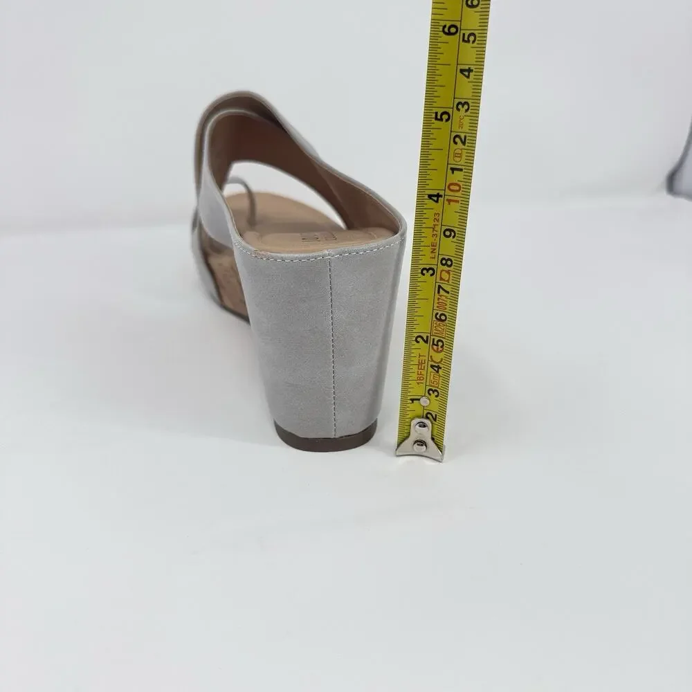 Journee Collection Rayna Women’s Size 12 Stone Wedge Sandals New